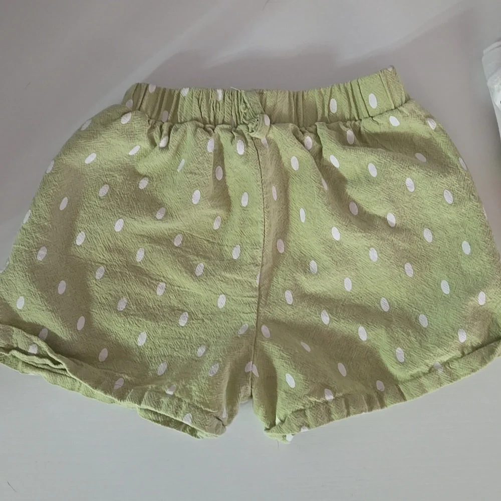 Kids Avocado Print Matching Set - White and Green